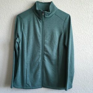New Patite croft & barrow Zip front fleece jacket